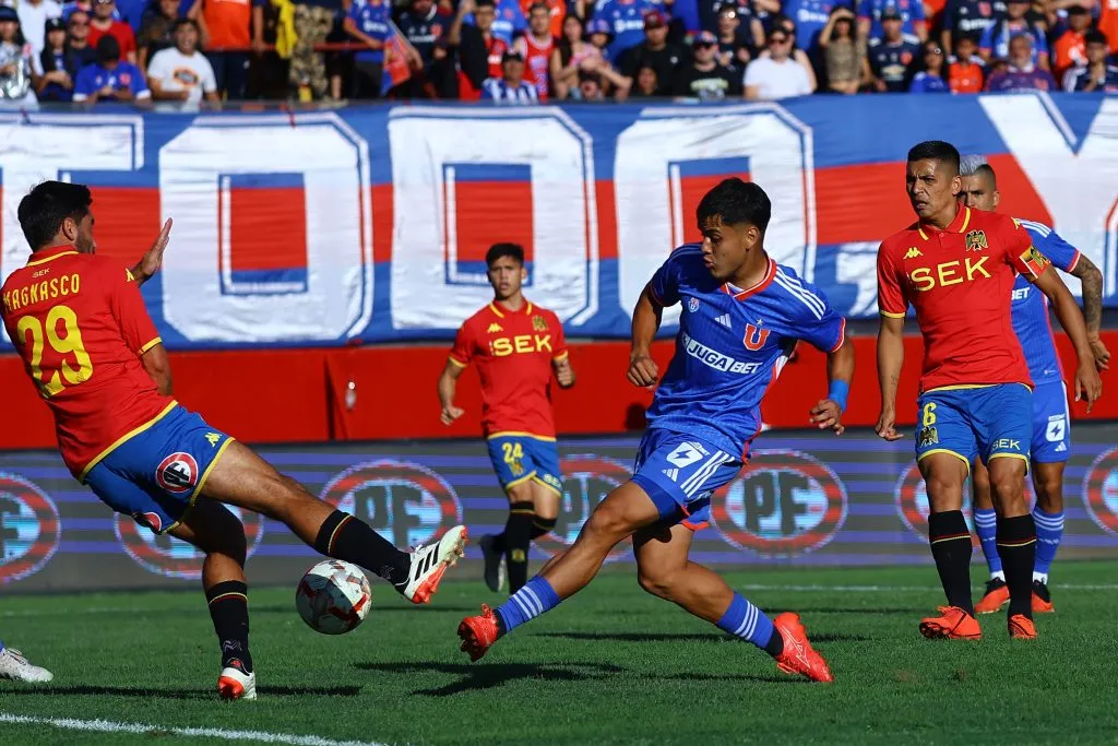 Ignacio Vázquez tiene altas chances de ir citado ante Deportes Copiapó este lunes. ¿Tendrá su lugar en la lista de Universidad de Chile? | Foto: Photosport.