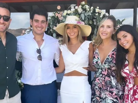 Matías Zaldivia asiste al matrimonio de periodista deportiva