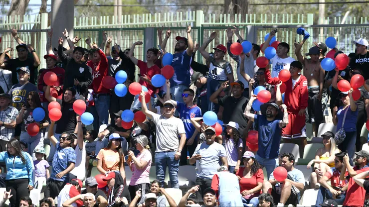 Los hinchas de la U en la última visita a Copiapó.