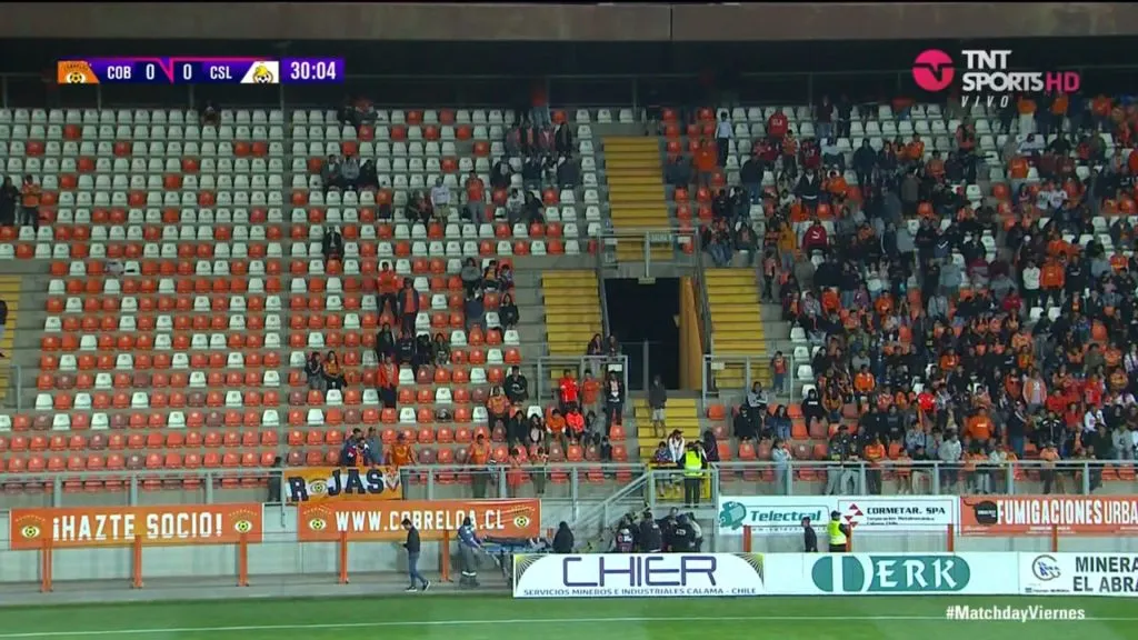 El camarógrafo fue llevado a un centro asistencial  (Captura)