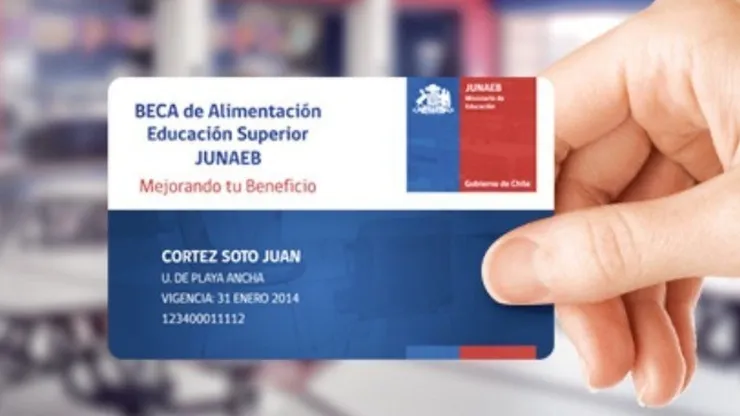 Tarjeta Junaeb