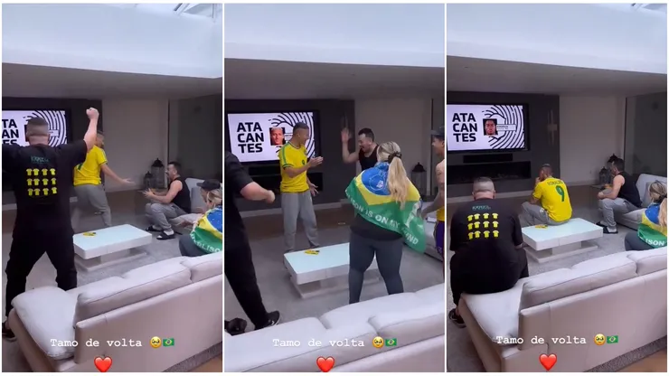 Richarlison de vuelta en Brasil.
