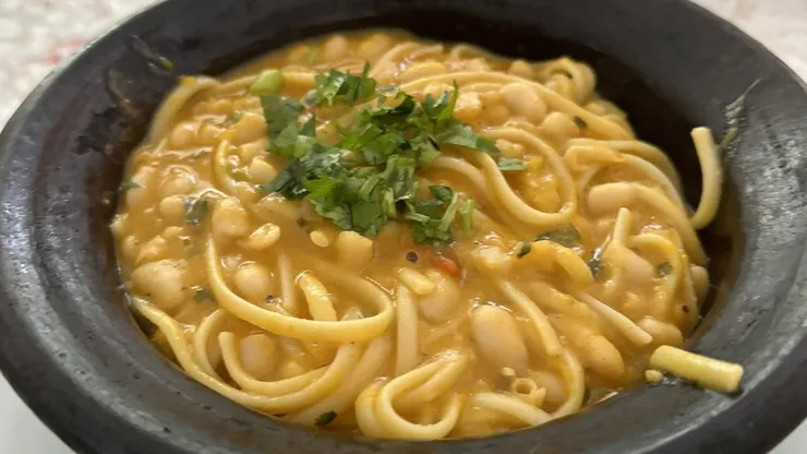 Receta de porotos con rienda.