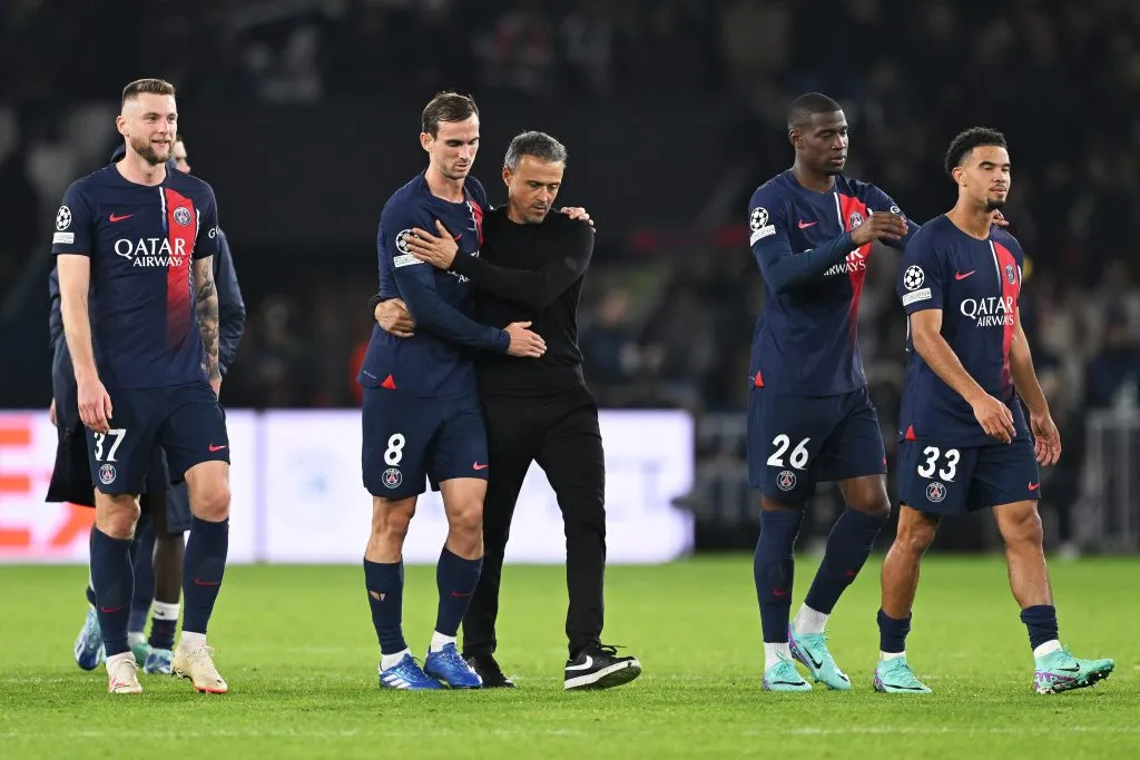 Luis Enrique quiere llegar a su primera final de Champions League con el PSG. | Foto: Getty Images.