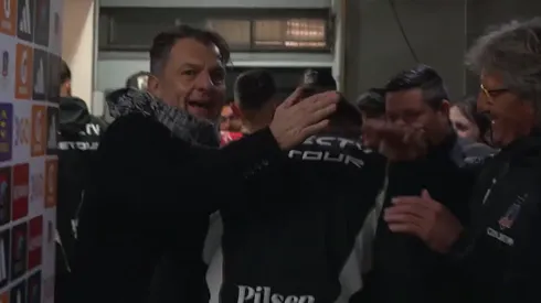 Las felicitaciones de Mosa a Damián Pizarro.