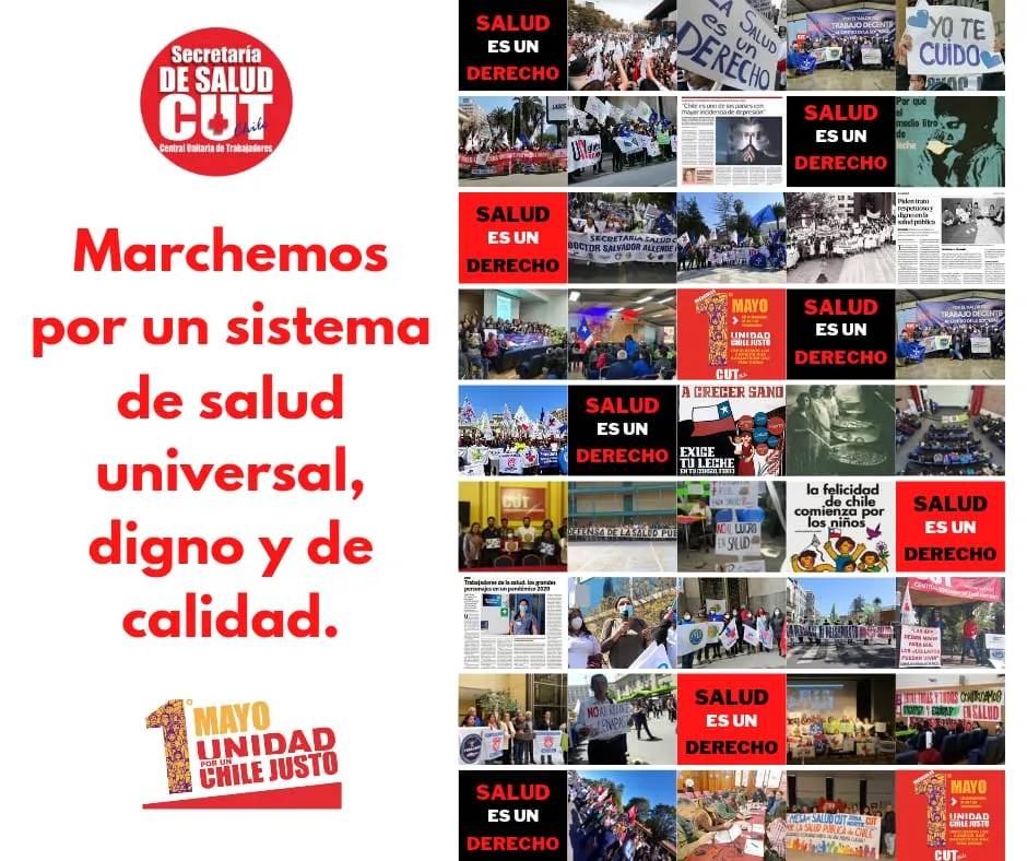 La CUT llamó a marcha para este 1 de mayo. Foto: Secretaría CUT.