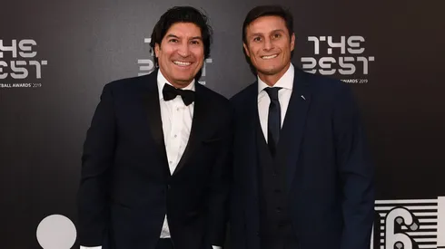 Iván Zamorano le traspasó su amor por Colo Colo a Javier Zanetti.