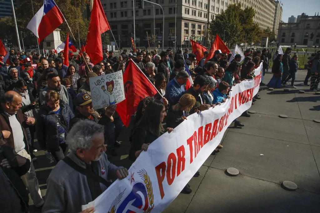 Marcha del Día del Trabajador en  Chile (Aton Chile)