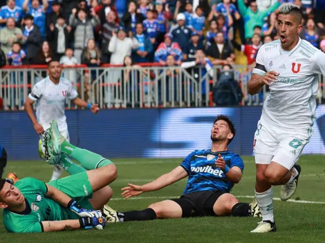 El uno de uno de la U en la goleada contra Huachipato