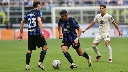 Alexis Sánchez entró ante el Torino.