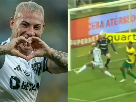 ¡Al fin! Eduardo Vargas se saca la mufa en Brasil con un golazo