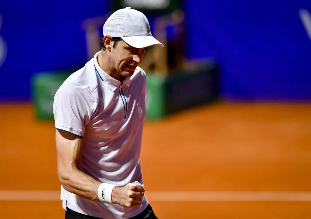 Nicolás Jarry sigue complicado en la gira. (Photo by Marcelo Endelli/Getty Images,)