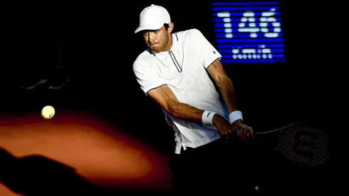 (Archivo) Nicolás Jarry no pudo en la segunda ronda en Madrid.