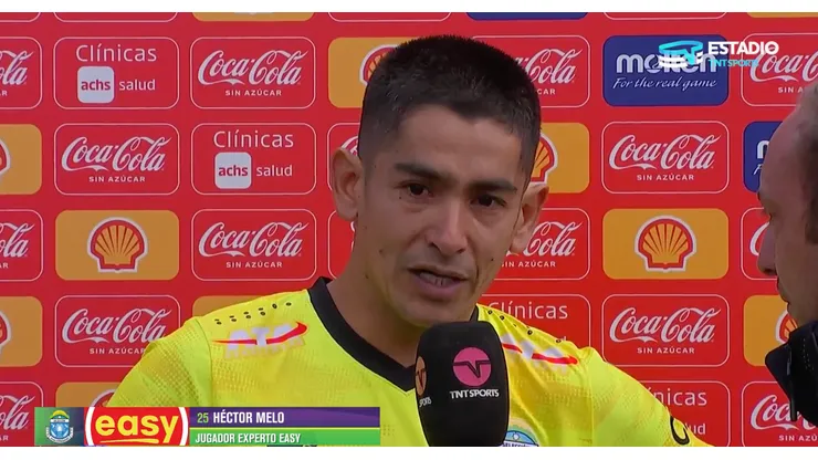 Melo fue la figura de Juan Fernández y se emocionó en el final
