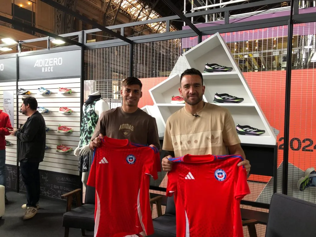 El jugador asistió a la Expo Running&nbsp;en el stand de adidas.