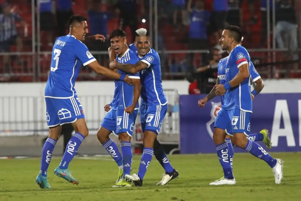 Fabián Hormazábal ha celebrado en una oportunidad con la U. Foto: Jonnathan Oyarzun/Photosport