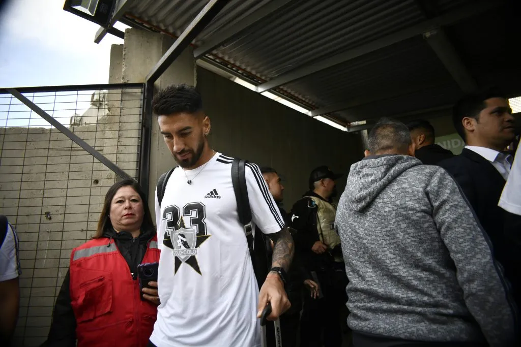 Juan Martín Lucero fue el goleador del equipo de Colo Colo que ganó la 33. (Alejandro Pizarro/Photosport).