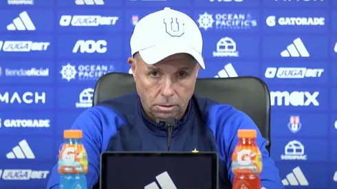 El enojo del DT de la U consultado por los empates ante Palestino y Coquimbo.