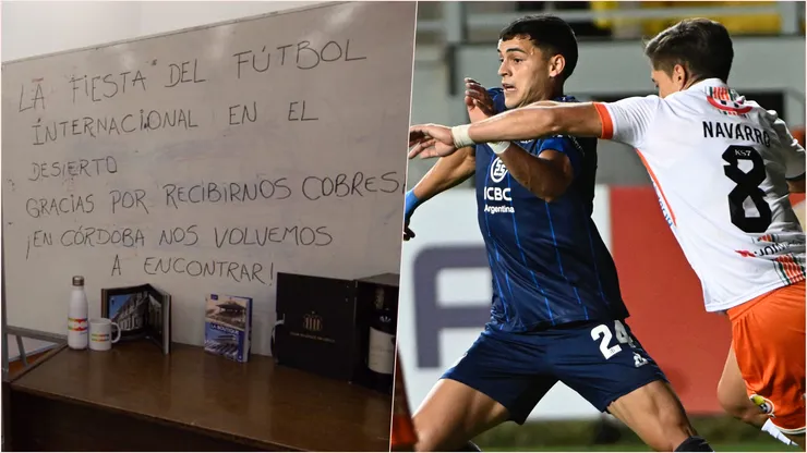 El equipo argentino dejó un mensaje a Cobresal
