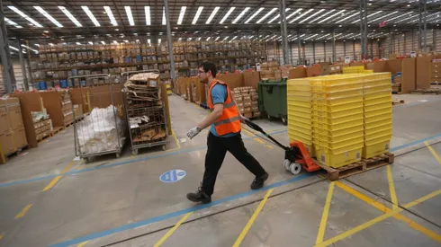 Trabajadores en Chile.