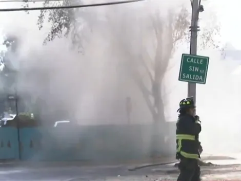 Reportan emergencia por fuga de gas en Plaza Egaña