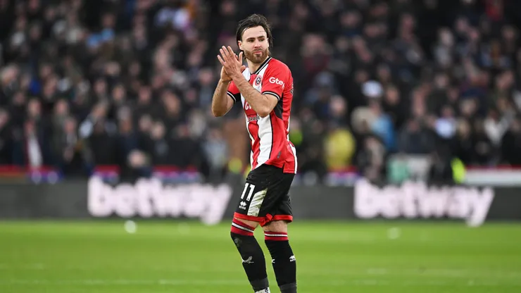 Ben Brereton visita a Manchester United.