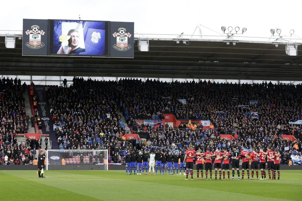La muerte de Emiliano Sala conmocionó al fútbol inglés y mundial. | Foto: Getty Images.