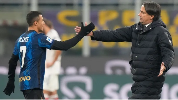Alexis Sánchez y Simone Inzaghi, una relación particular en Inter de Milán.