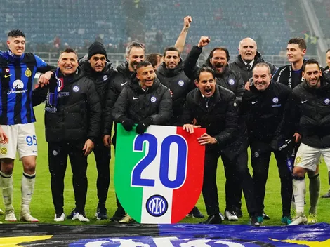 Inter campeón: La particular celebración de Sánchez