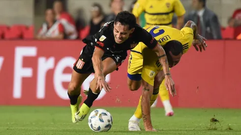 Javier Altamirano en el partido que sufrió la crisis convulsiva. Fue ante Boca Juniors.