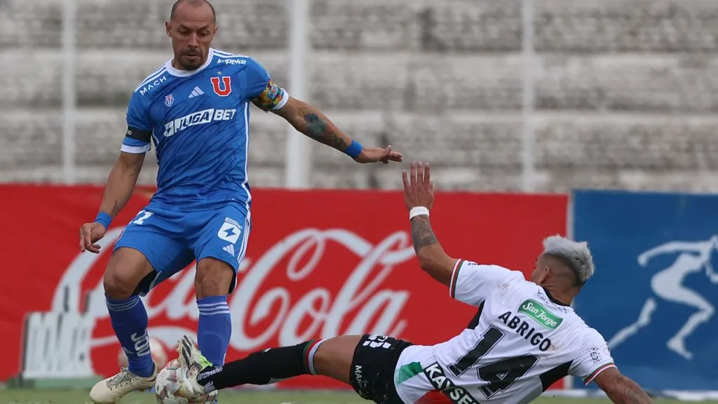 La U lleva nueve fechas sin perder en el torneo y Díaz lo destacó ante la prensa (Photosport)