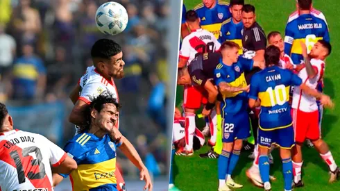 El chileno sacó chispas con Cavani