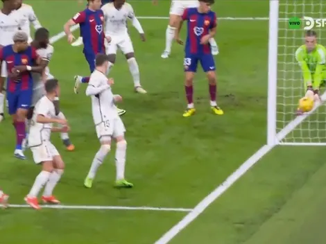 ¿Entró? La gran polémica del Clásico entre Real Madrid y Barcelona