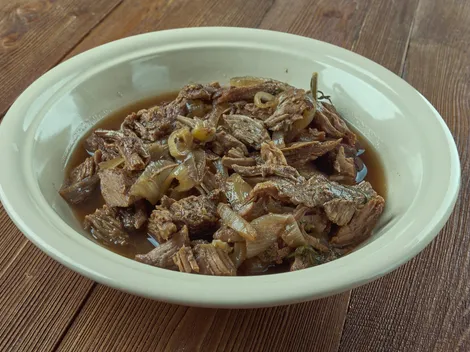 Receta de carne mechada