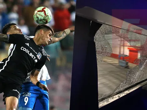 Pánico: bus del Cacique es apedreado por hinchas de Católica