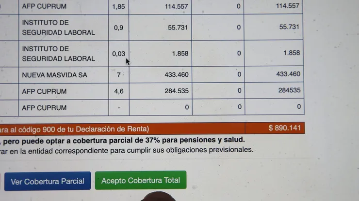 Declaración de renta