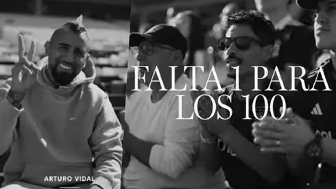 Vidal y los hinchas albos, partícipes en la campaña de Colo Colo