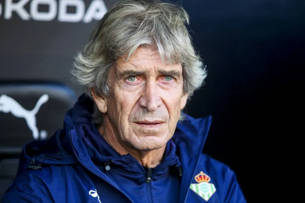 Pellegrini celebró en Valencia. Foto: Imago