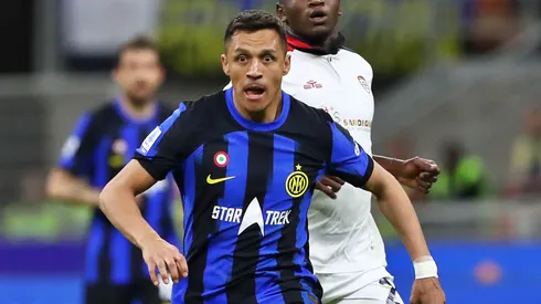 Alexis aportó con una asistencia en el 2-2 ante Cagliari.