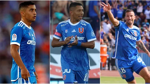 La lucha entre Nicolás Guerra, Cristián Palacios y Luciano Pons es fuerte en la U.