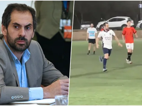 Se ausentó en evento: Ministro Grau es visto jugando fútbol