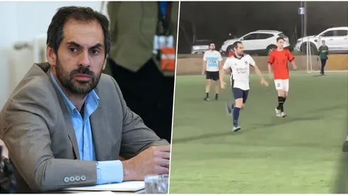 Ministro Grau se ausenta de evento y es captado jugando futbolito