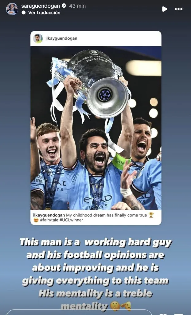 El mensaje de Sara Arfaoui al camarín de Barcelona. | Foto: Captura.