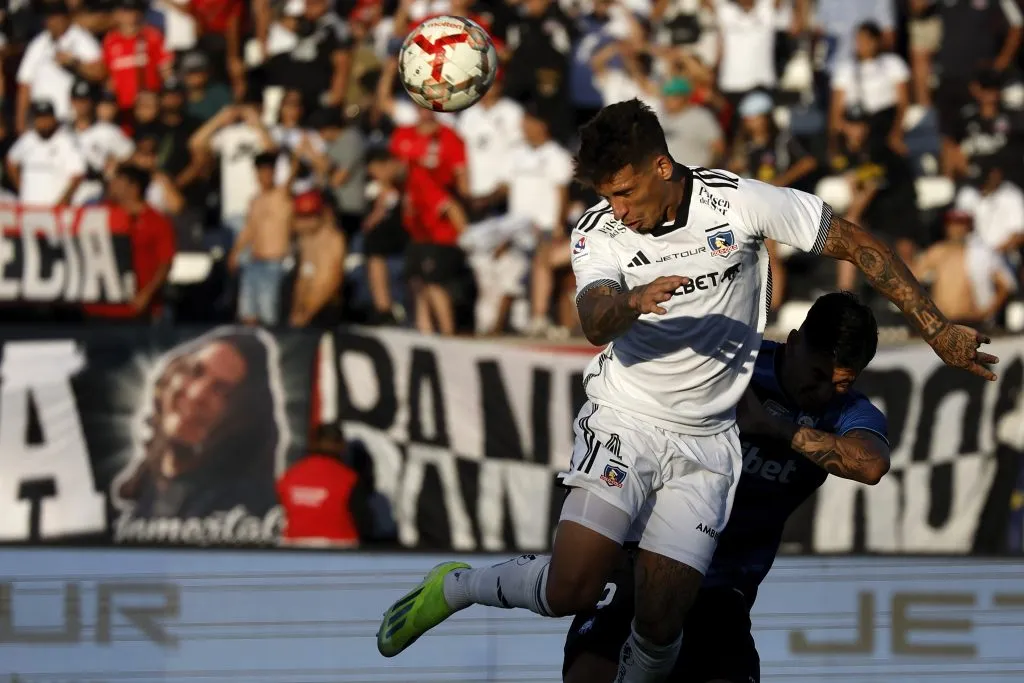 Alan Saldivia lleva 1.071 minutos de juego con la camiseta de Colo Colo en este 2024. | Foto: Photosport.