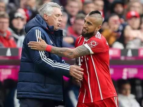 Vidal se rinde ante Ancelotti tras clasificación en Champions