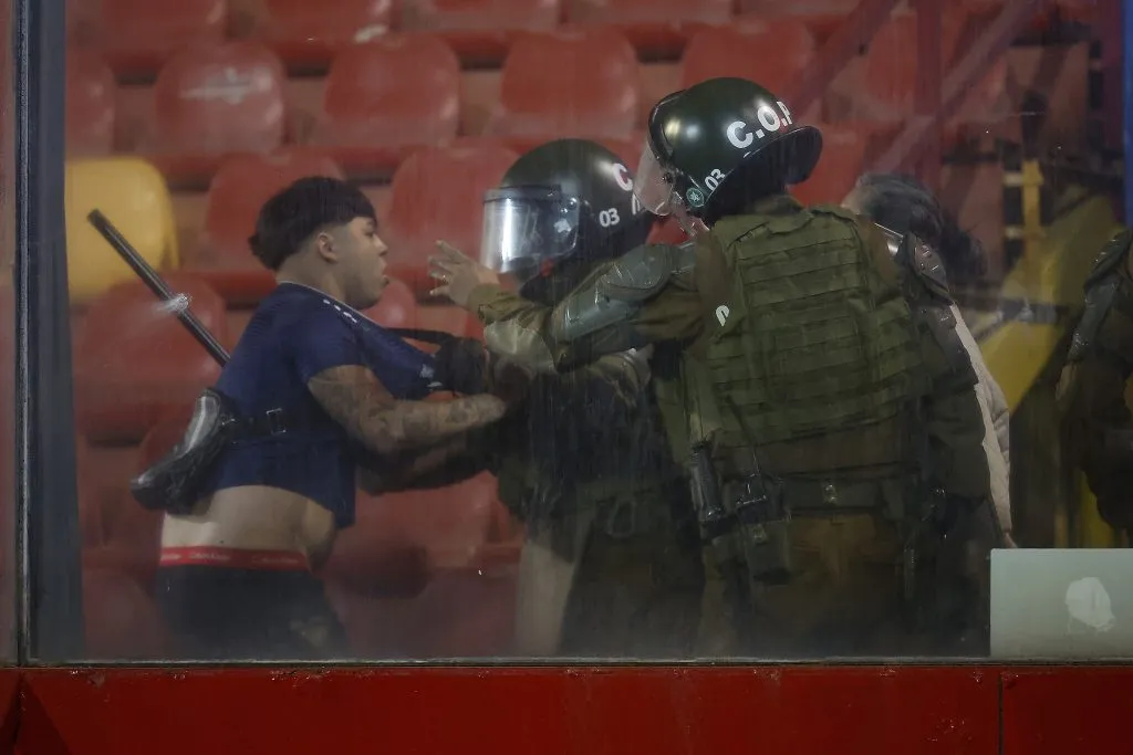 Los hinchas azules estarán bajo observación. Foto: Pepe Alvujar/Photosport