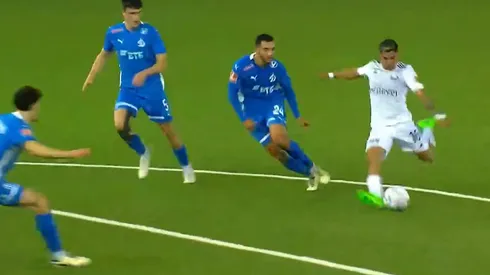 Jordhy Thompson anotó su primer gol en el fútbol ruso.