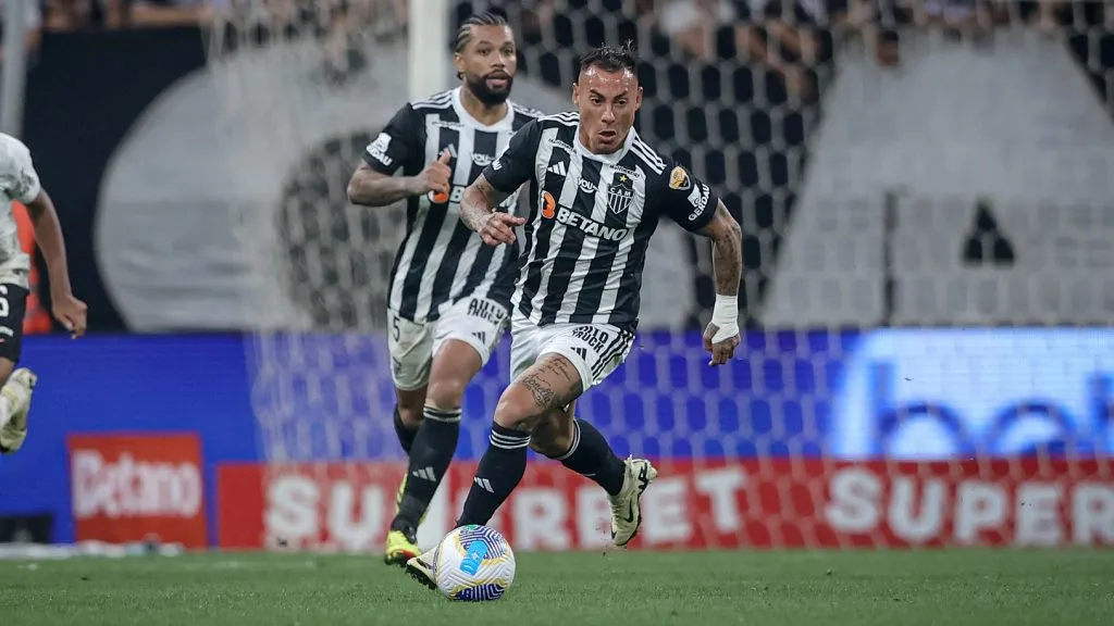 Eduardo Vargas no logra despegar en el Atlético Mineiro y otra vez se quedó en la banca. Foto: Getty Images.