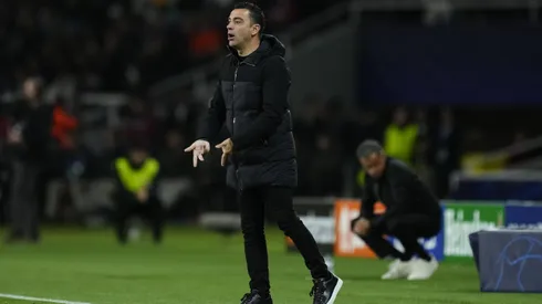 Xavi sufrió con el Barcelona en la Champions.