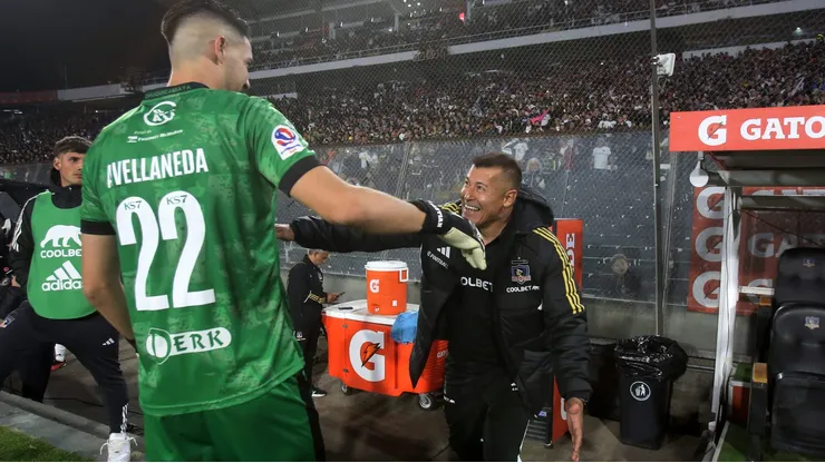El reencuentro entre Jorge Almirón y Nicolás Avellaneda.